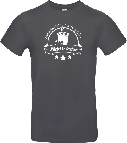 WuZ Logo weiß - Würfel und Zucker, brettspiel - Standard T-Shirt