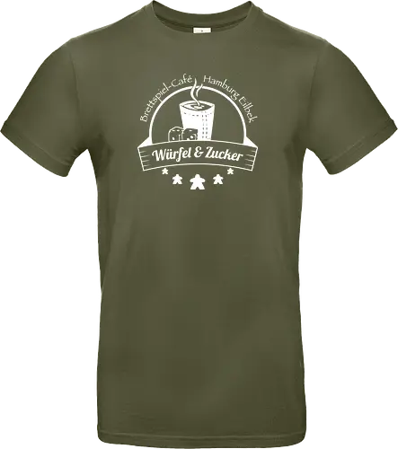 WuZ Logo weiß - Würfel und Zucker, brettspiel - Standard T-Shirt