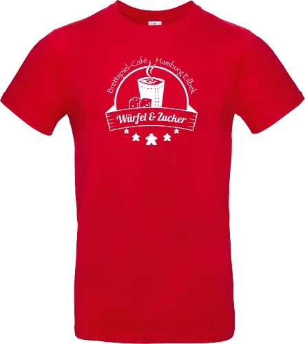 WuZ Logo weiß - Würfel und Zucker, brettspiel - Standard T-Shirt
