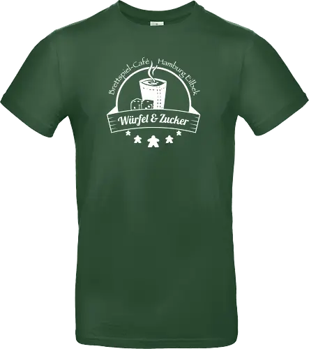 WuZ Logo weiß - Würfel und Zucker, brettspiel - Standard T-Shirt
