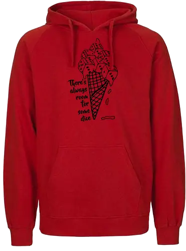 WuZ Ice Dice black - Würfel und Zucker, brettspiel, dice, würfel - Fairtrade Hoodie