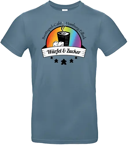 WuZ Regenbogen - Würfel und Zucker, brettspiel, Café - Standard T-Shirt