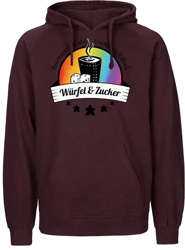 WuZ Regenbogen - Würfel und Zucker, brettspiel, Café - Fairtrade Hoodie
