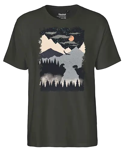 Canyon - nature, hiking, forest, wald - Fairtrade T-Shirt