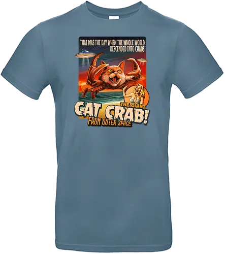 The Giant Cat Crab From Outer Space - cat, katze, krabbe, alien, outer space - Standard T-Shirt