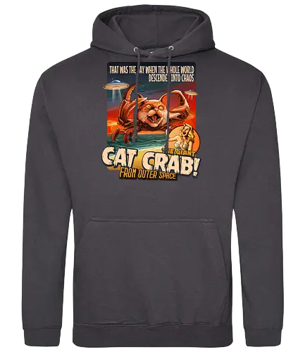 The Giant Cat Crab From Outer Space - cat, katze, krabbe, alien, outer space - Standard Hoodie