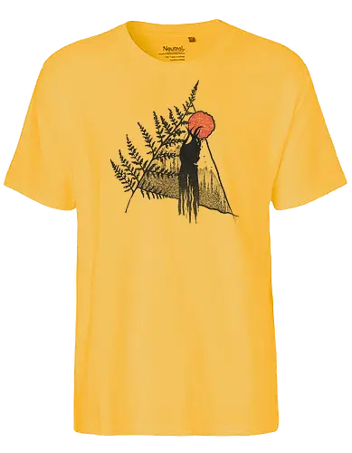 Fern Wicca Spirit - farn, nature, drawing, zeichnung - Fairtrade T-Shirt