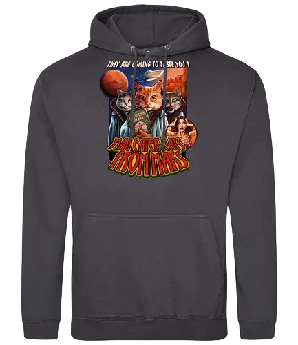 Cats From Mars - cat, katze, mars, alien - Standard Hoodie