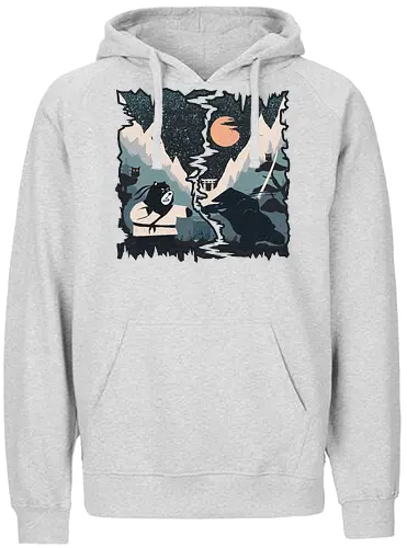 Wild Samurai - japan, bär, br - Fairtrade Hoodie