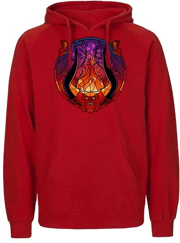 Stained Glass Darkness - legend, hell, hölle, darkness - Fairtrade Hoodie