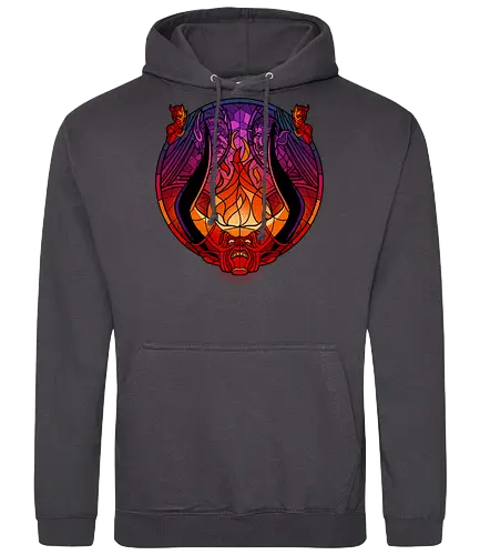 Stained Glass Darkness - legend, hell, hölle, darkness - Standard Hoodie