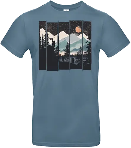 Go Wild - bär, Scenery, nature, Brs - Standard T-Shirt