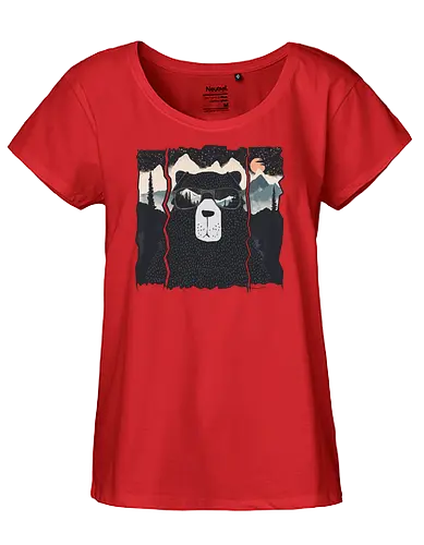 Forest Police - bär, nature, Scenery, br - Fairtrade Girl Shirt