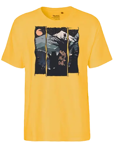 Wild Graffiti - bär, Scenery, nature, br - Fairtrade T-Shirt