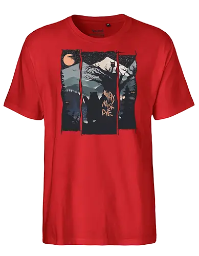 Wild Graffiti - bär, Scenery, nature, br - Fairtrade T-Shirt