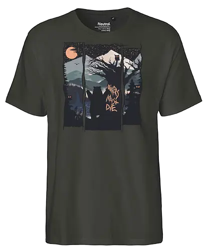 Wild Graffiti - bär, Scenery, nature, br - Fairtrade T-Shirt