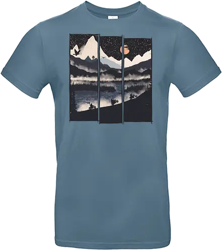 Wild Braap - outdoor, bär, Bären, motorcycle, Motorcross, motorcycle gang, Scenery, br, Brs - Standard T-Shirt