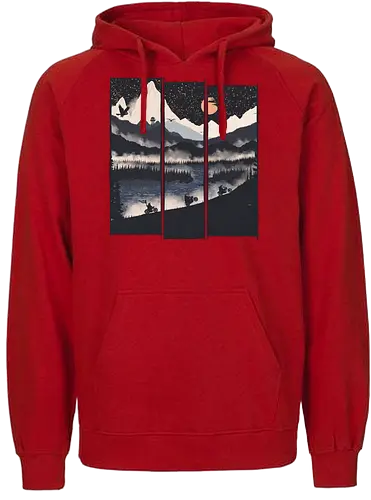 Wild Braap - outdoor, bär, Bären, motorcycle, Motorcross, motorcycle gang, Scenery, br, Brs - Fairtrade Hoodie