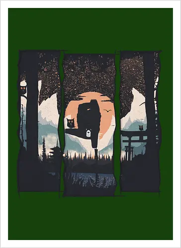 Japan Yoga Bear