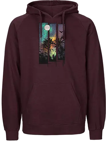 Wild Weed - nature, Scenery - Fairtrade Hoodie