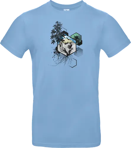 Weed Skull Hexagon