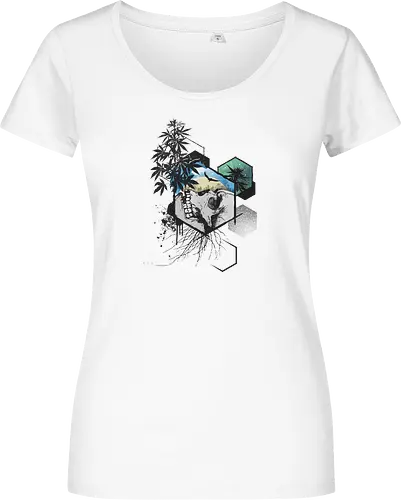 Weed Skull Hexagon