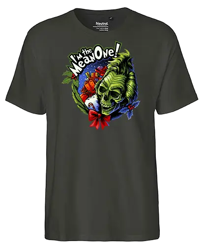 The Mn One - christmas, grumpy, green, Mn - Fairtrade T-Shirt