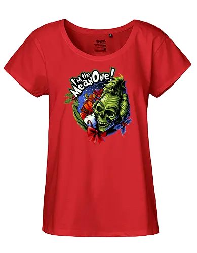 The Mn One - christmas, grumpy, green, Mn - Fairtrade Girl Shirt
