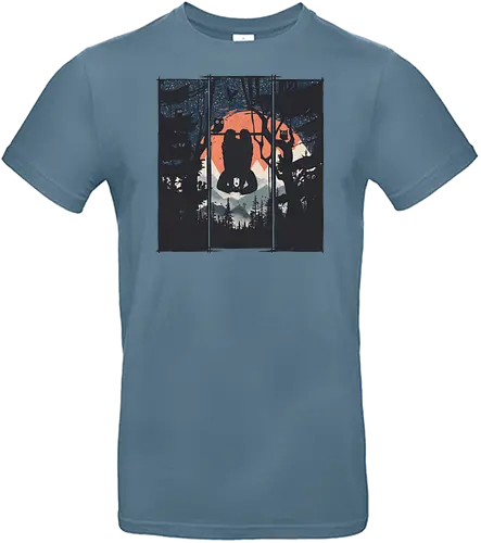 Wild Gym - bär, sport, forrest, Scenery, br - Standard T-Shirt