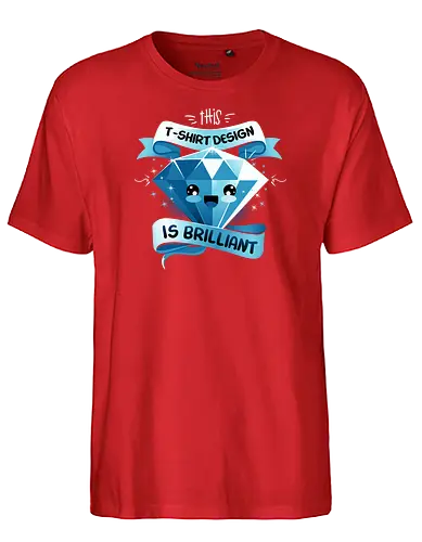 Brilliant Design - Brilliant, diamant, diamond - Fairtrade T-Shirt