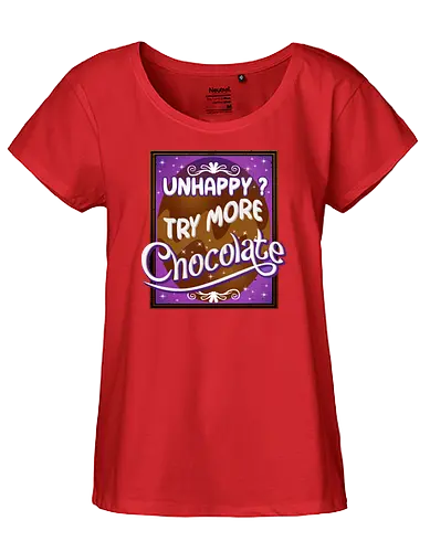 Chocolate - Chocolate, schokolade, sweets, happy - Fairtrade Girl Shirt