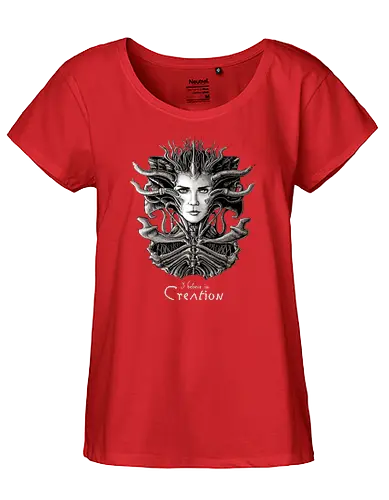 Creation - alien, Creation - Fairtrade Girl Shirt