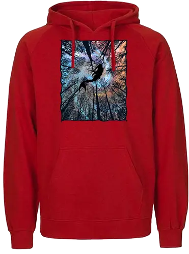 My Forest Witch - mermaid, witch, nature - Fairtrade Hoodie