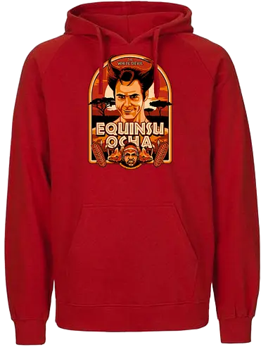 EQUINSU OCHA - Ace, ventura, 90s, movie - Fairtrade Hoodie