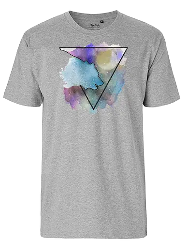 Bear and Bears - triangle, bear - Fairtrade T-Shirt