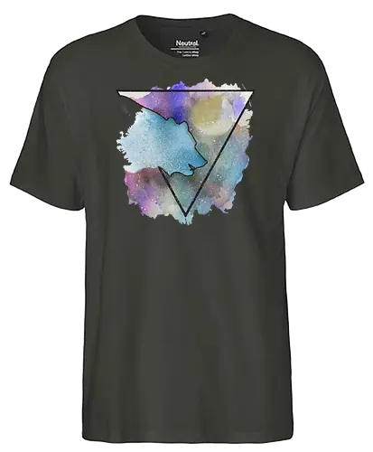 Bear and Bears - triangle, bear - Fairtrade T-Shirt