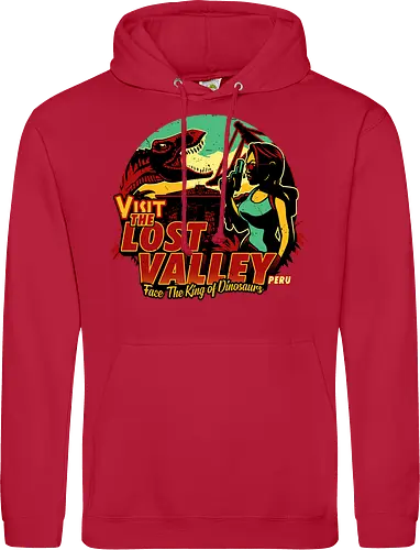 The Lost Valley - t-rex, tomb, Croft - Standard Hoodie