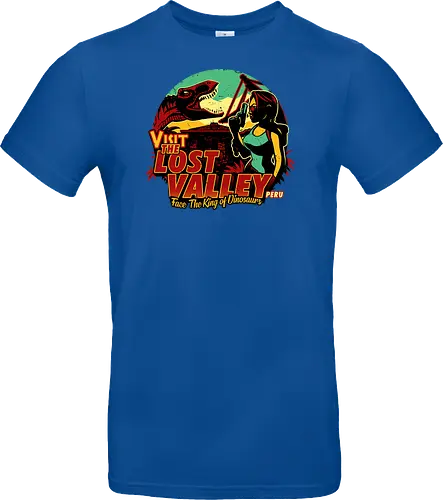 The Lost Valley - t-rex, tomb, Croft - Standard T-Shirt