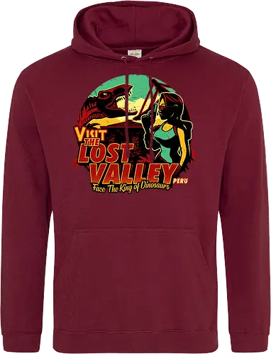 The Lost Valley - t-rex, tomb, Croft - Standard Hoodie