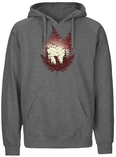 Super Cute Fox - fox, animal, nature, Lf - Fairtrade Hoodie