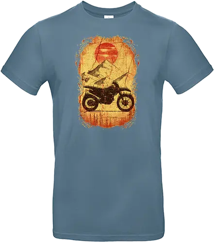Motocross and Enduro Riders - motorcycle, bike, forest, travel - Standard T-Shirt