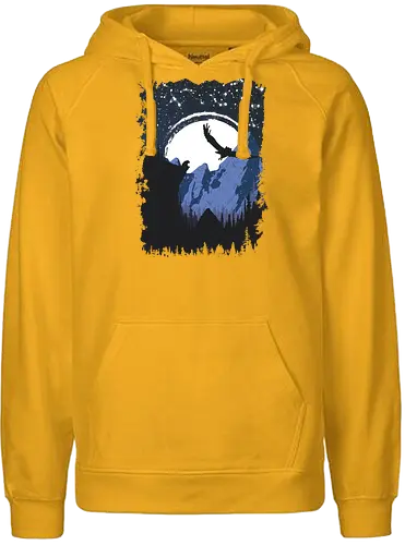 Bear and Bears - bär, owl, eule, nature, bear - Fairtrade Hoodie