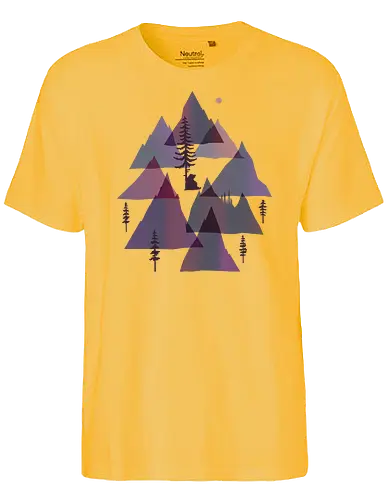 Bear and Bears - mountain, berg, bär, natur, nature - Fairtrade T-Shirt