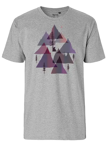 Bear and Bears - mountain, berg, bär, natur, nature - Fairtrade T-Shirt