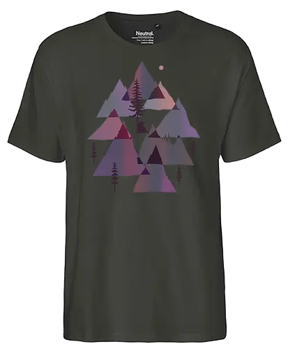 Bear and Bears - mountain, berg, bär, natur, nature - Fairtrade T-Shirt