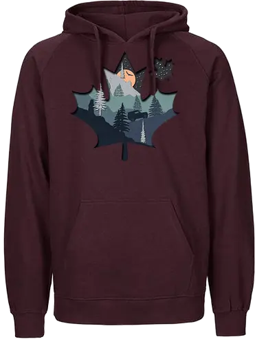Offroad - Ahorn, Maple, Offroad, car, nature, adventure - Fairtrade Hoodie