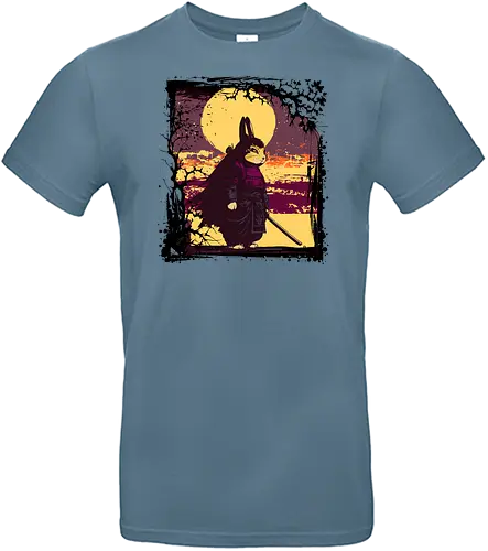 Rabbit Samurai Killer - samurai, rabbit, hase, killer, Jo-Stab - Standard T-Shirt