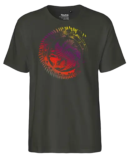 Magic Fern Colors 3 - pflanzen, farn, fern, colorful, plants - Fairtrade T-Shirt