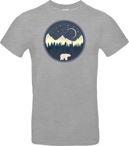Bear and Moon