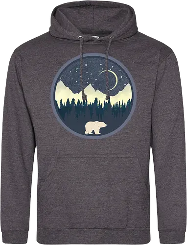 Bear and Moon